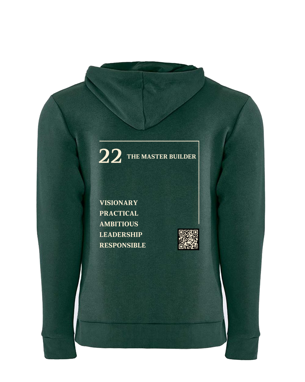 22 – The Master Builder Numerology Hoodie