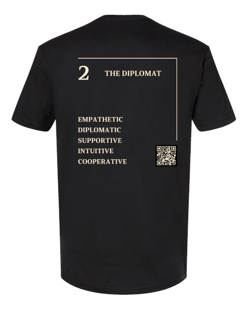 2 – The Diplomat Numerology T-Shirt
