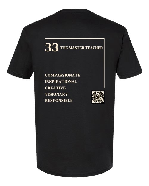 33 – The Master Teacher Numerology T-Shirt