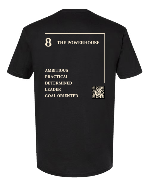 8 – The Powerhouse Numerology T-Shirt